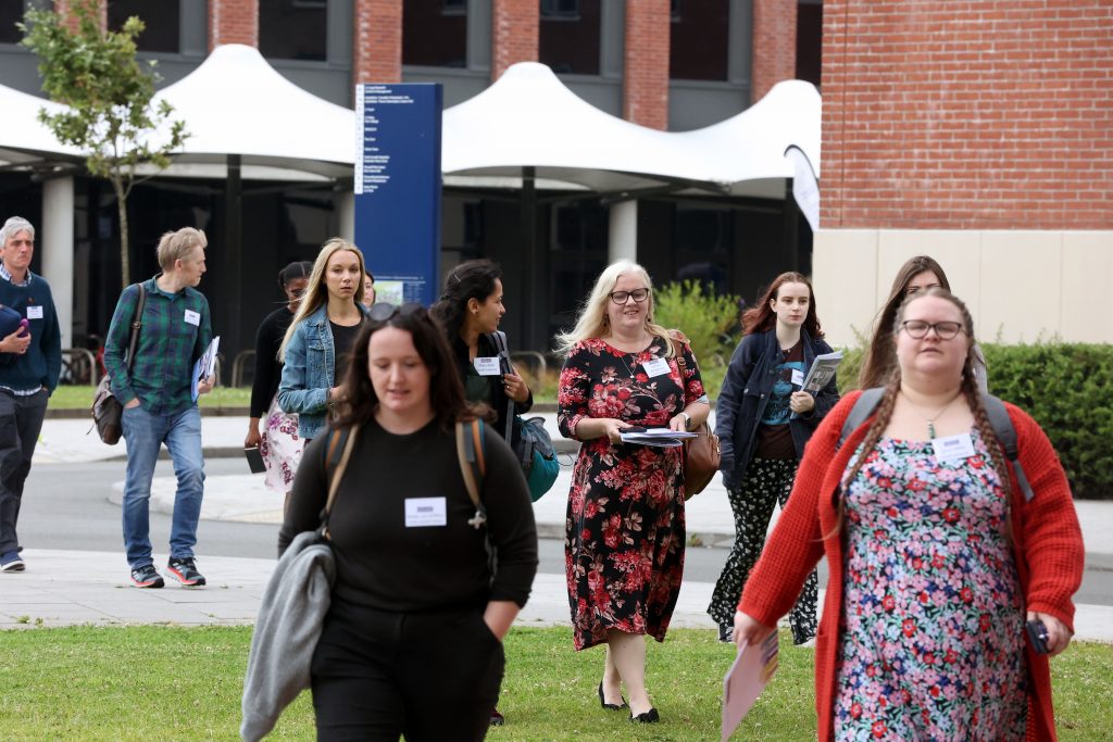 WISERD Annual Conference 2022 - delegates walking