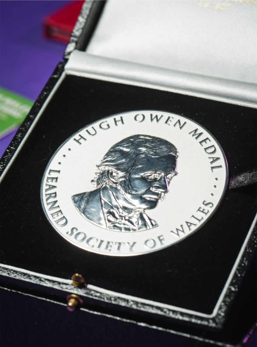 Hugh Owen Medal from Leaned Society of Wales