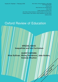 Cover of Oxford Review of Education