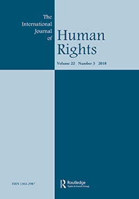 Cover of the International Journal of Human Rights