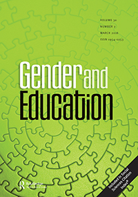 Cover of "Gender and Education"