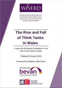 The Rise and Fall of Think Tanks in Wales - English cover