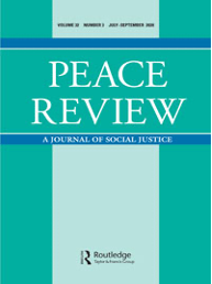 Peace Review 32(3) cover
