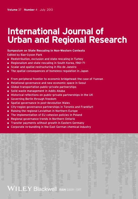 International Journal of Urban and Regional Research 37(4)