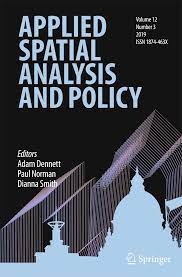 Image of the Applied Spatial Analysis and Policy journal cover