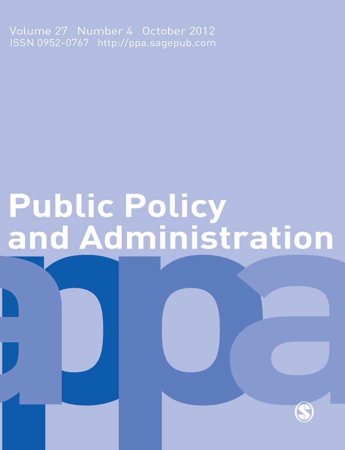 Public Policy and Administration 27(4)