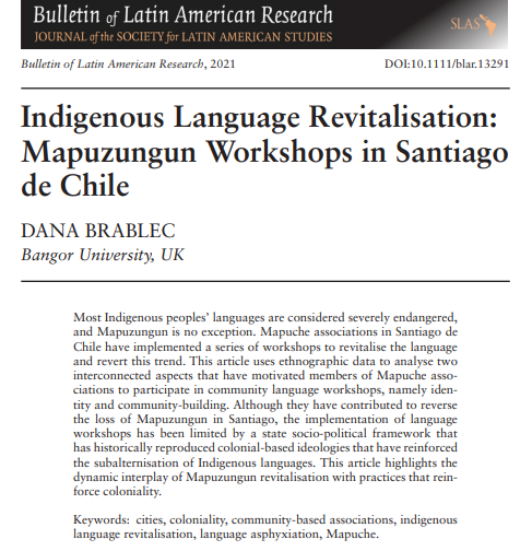 Bulletin of Latin American Research