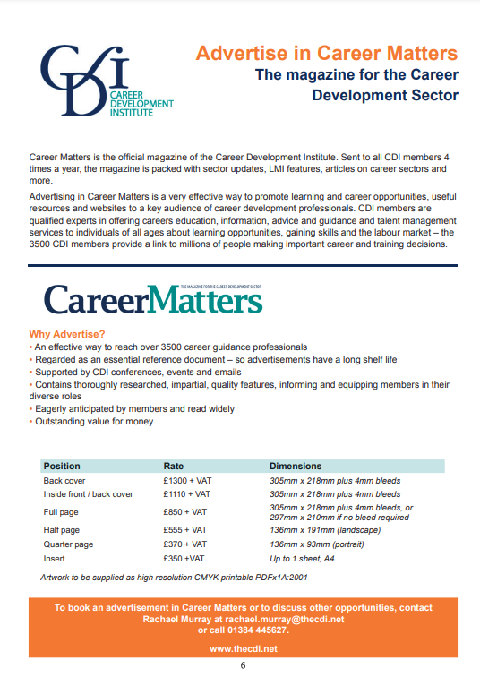 CDI Career Matters cover image