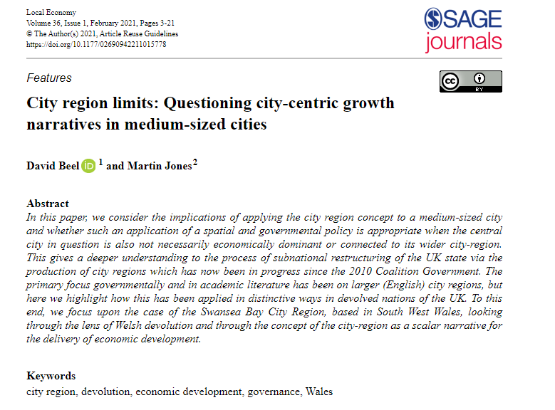 City region limits: Questioning city-centric growth narratives in medium-sized cities