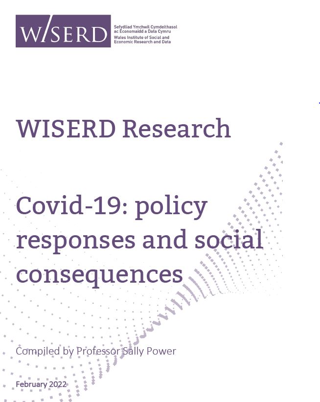 WISERD Research - Covid-19: policy responses and social consequences report - front cover
