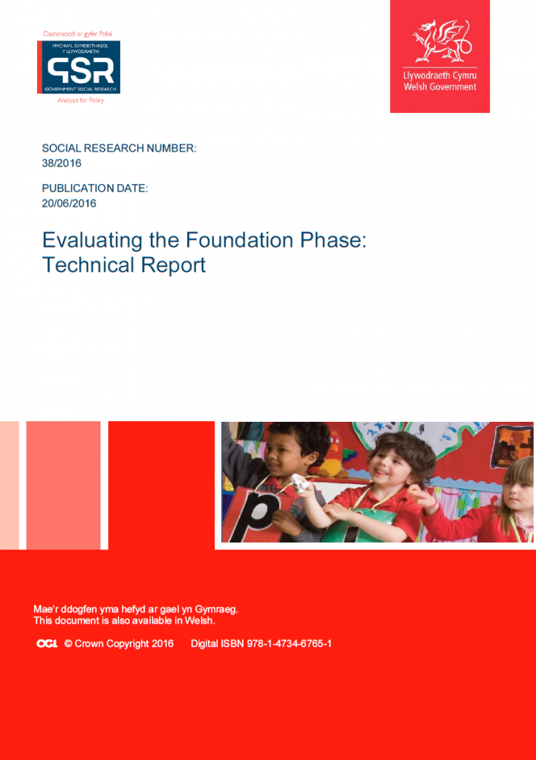 Evaluating the Foundation Phase Wales Institute of Social and