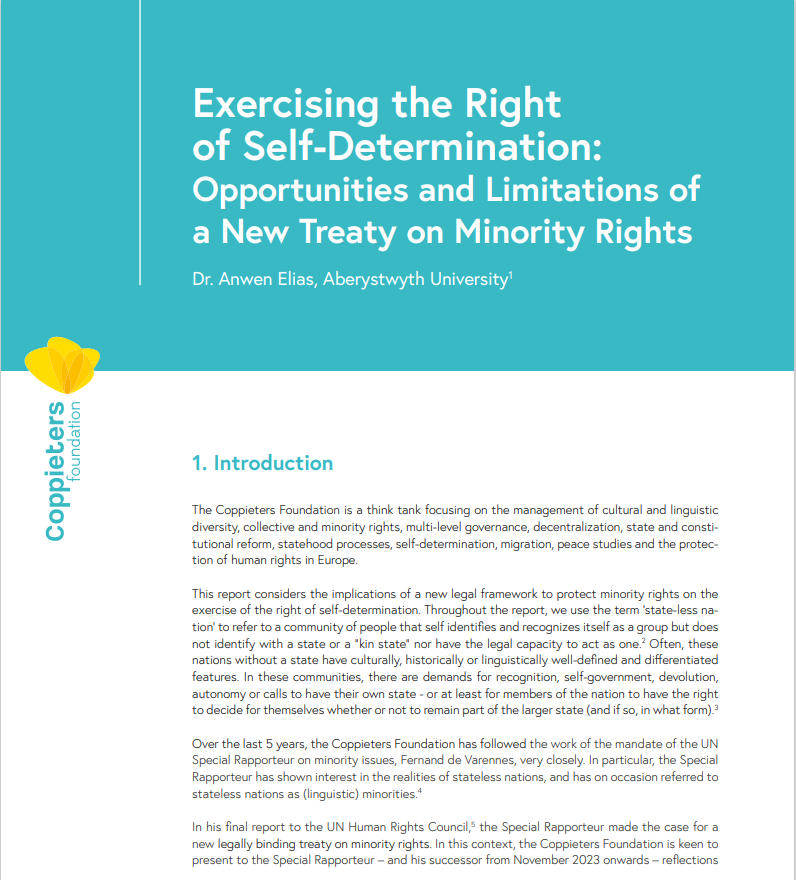 Exercising the Right of Self-Determination cover