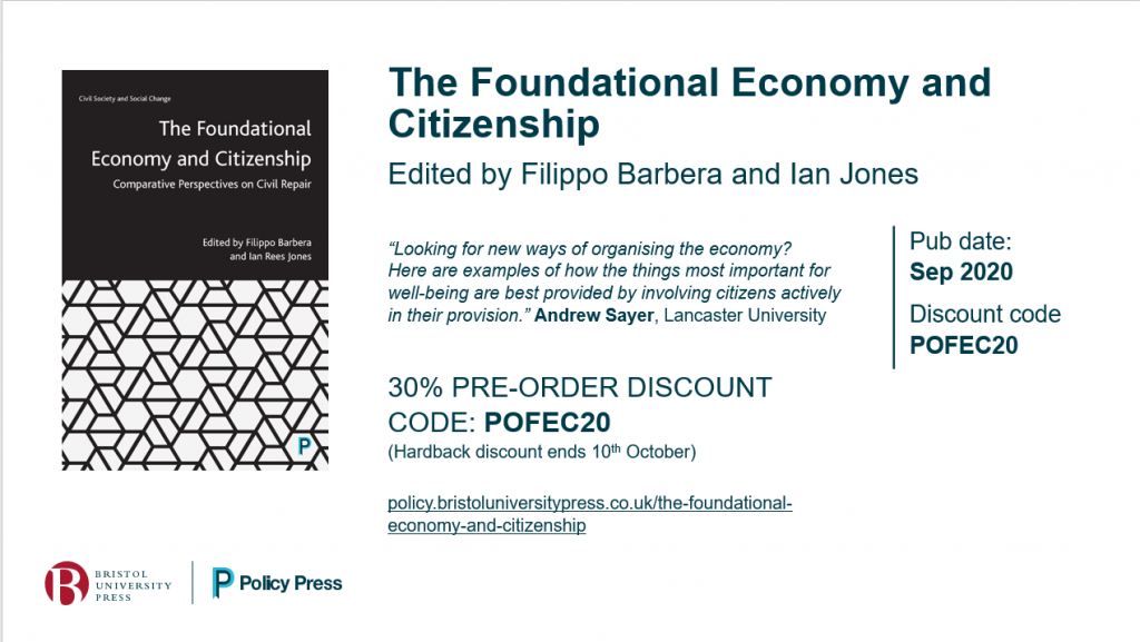 Foundational Economy book discount code
