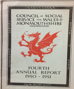 Fourth annual report council of social service for Wales and Monmouthshire cover
