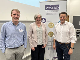 Steffan Evans, Victoria Winckler, Ian Rees Jones - WISERD Annual Conference 2022
