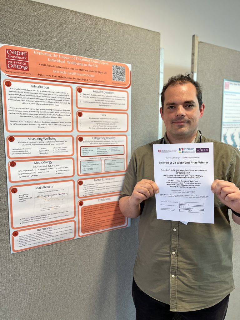 WISERD Annual Conference 2022 - PhD competition winner