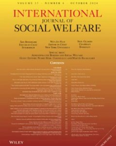 International Journal of Social Welfare - book cover