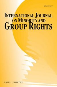 Front cover of International Journal on Minority and Group Rights