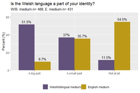 Graph - Is the Welsh language a part of your identity?