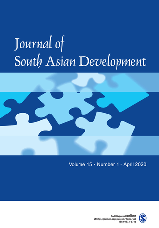 Journal of South Asian Development Cover