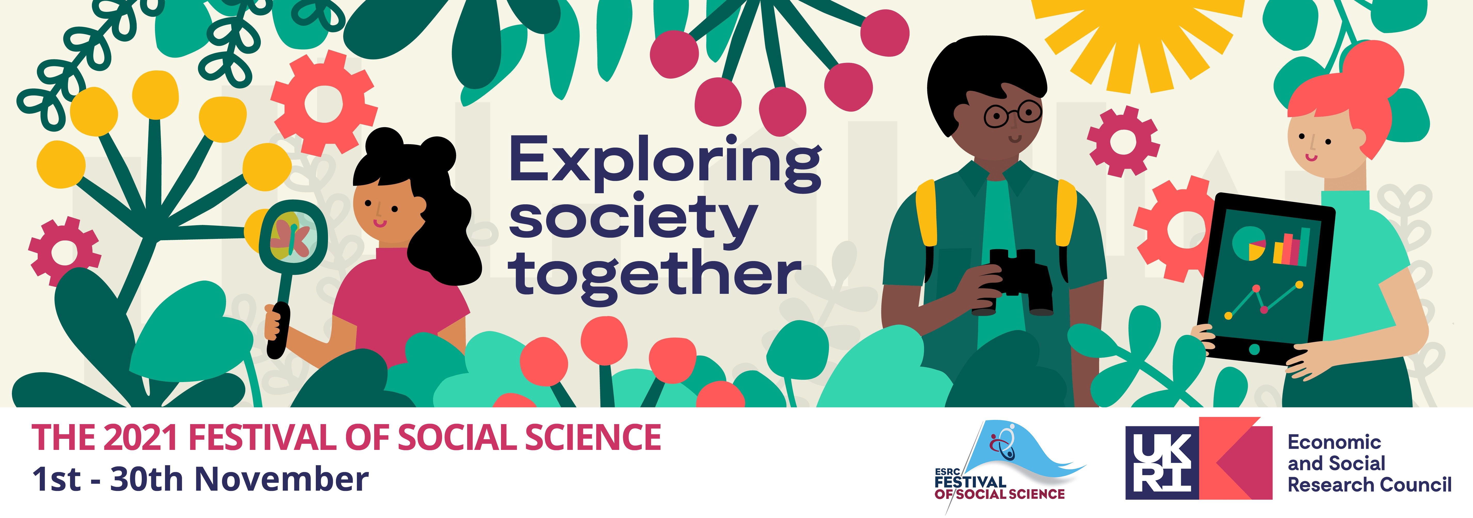 ESRC Festival of Social Science 2021 Banner