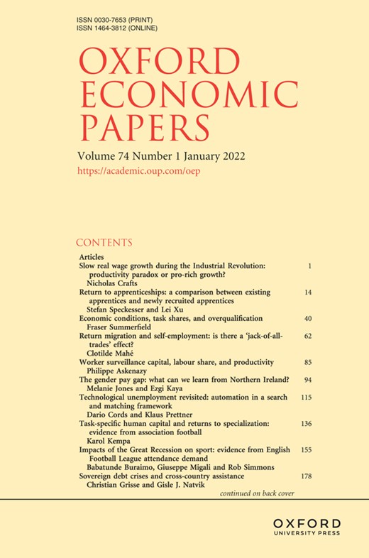 Oxford-Economic-Papers-Vol-74-Issue-1