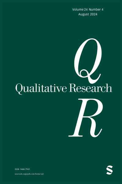 The cover for the journal "Qualitative Research"