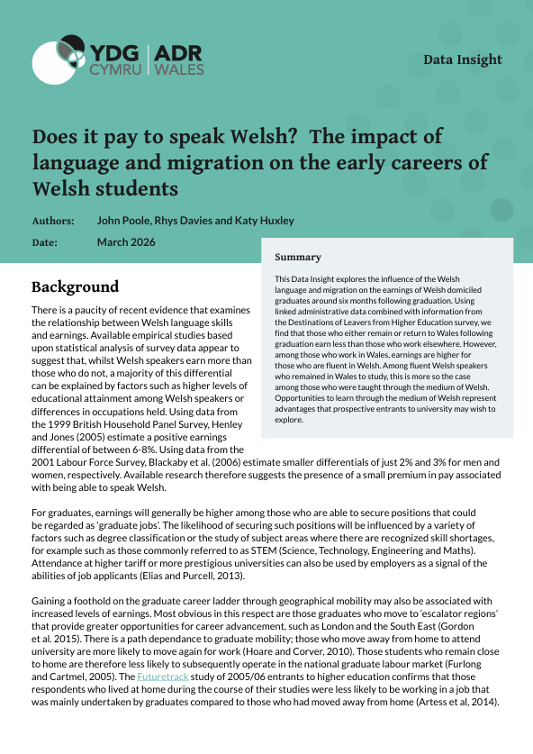 Does it pay to speak Welsh?