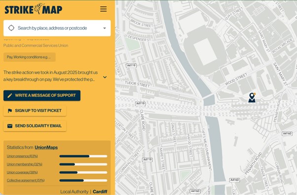 StrikeMap screenshot