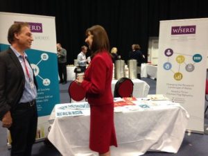 Paul Chaney and Welsh Government Minister Lesley Griffiths candid at event
