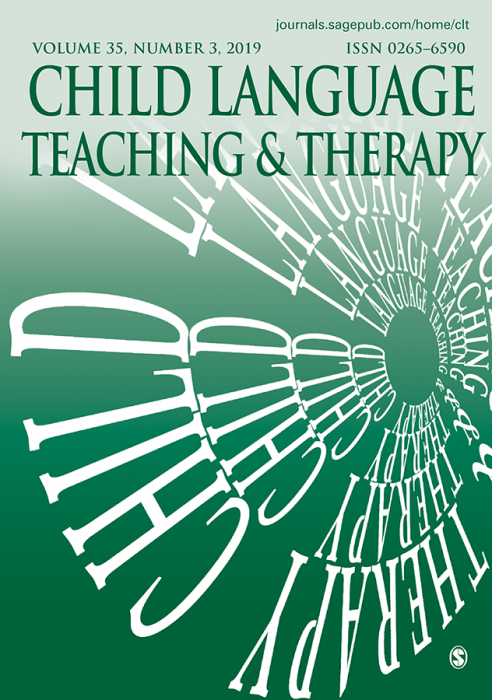 Child Language, Teaching and Therapy