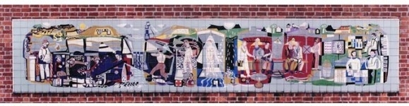 Image of Llandough hospital mural